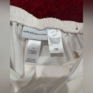Alfred Dunner Cream Trousers